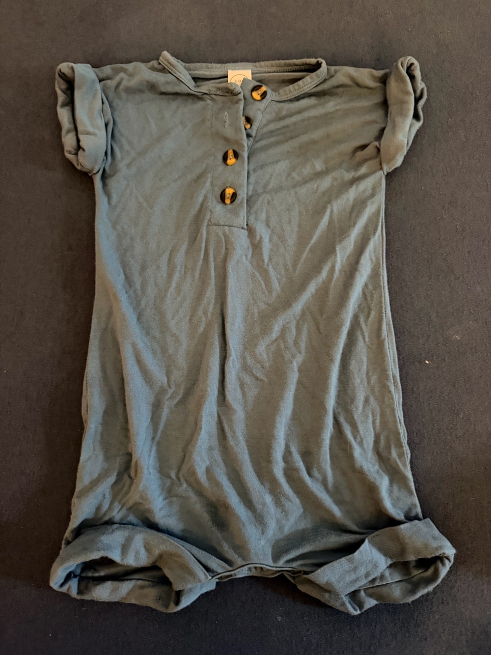 Bamboo Button-Front Onsie